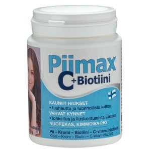 Витамины для волос PIImax C + Биотин 300 шт