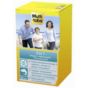 Мультивитамины Multi tabs 3 IN 1 90 шт