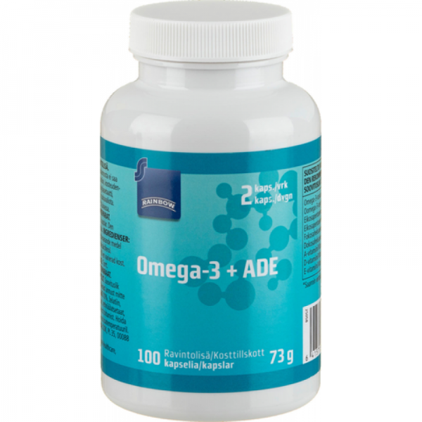 Рыбий жир Rainbow Omega 3 + A-D-E  100 шт