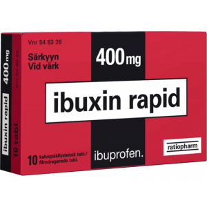 Болеутоляющее Ibuxin rapid ibuprofen 400 mg 10 шт