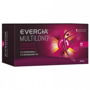 Мультивитаминный комплекс с рутином Evergia Multilong 60шт.