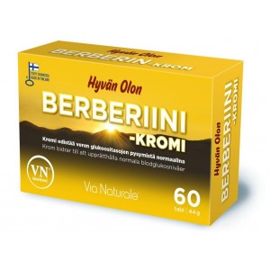 Берберин с хромом Hyvan Olon Berberiini kromi 60 шт
