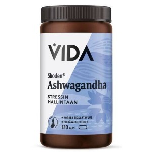 Ашваганда усиленная формула от стресса и беспокойства Vida 120 шт