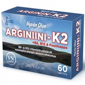 Витамины для сердца Hyvan Olon Agriniini-K2 60 шт