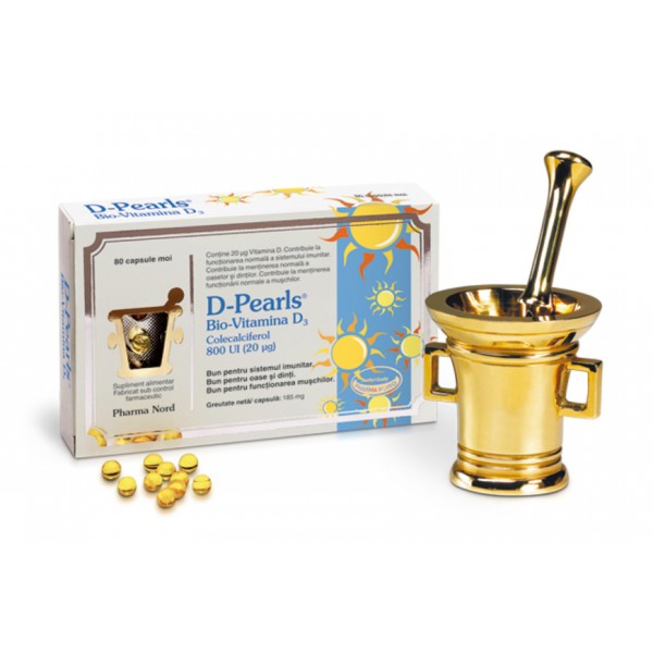 Витамины D Pharma Nord D-Pearls Strong 38 мкг 160 шт