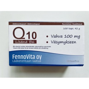 Коэнзим Q10 с убихиноном Fennovita Vahva 100 шт