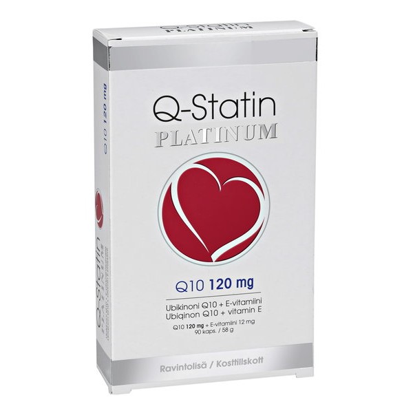 Витамин Q10 с убихиноном Q-Statin Platinum 120 шт