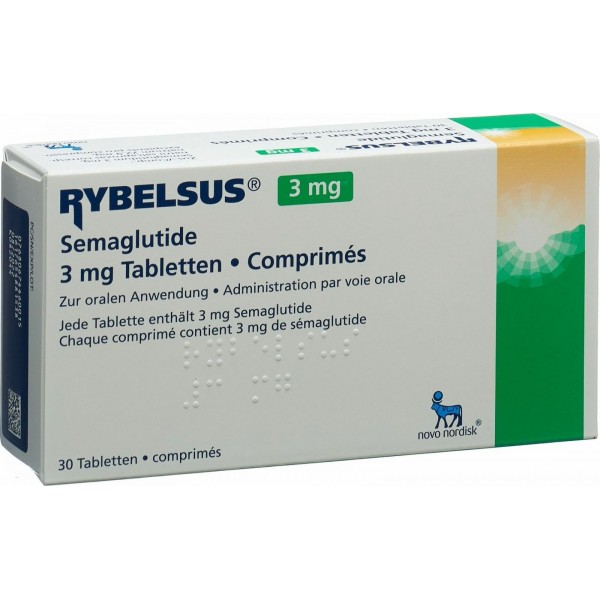 Заказать Ребелсас 3 мг RYBELSUS 3 mg 30 таблеток