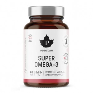 Омега 3 Puhdistamo Super Omega-3 60 шт