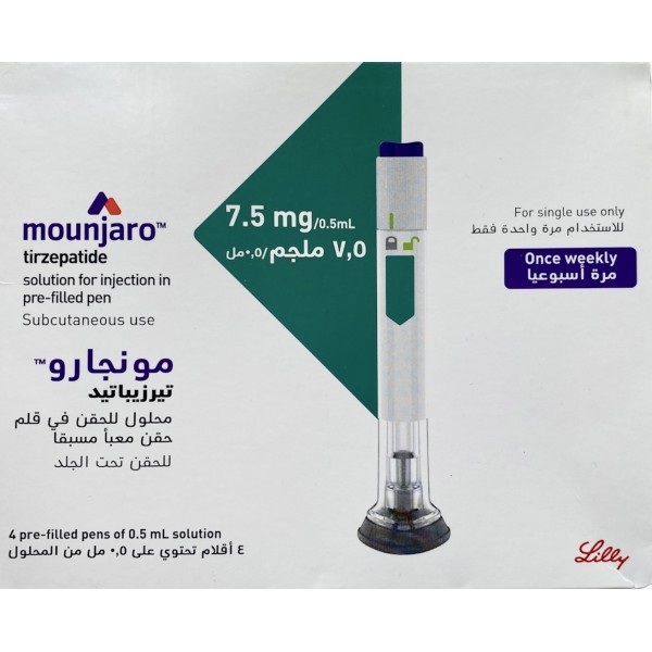 Заказать Mounjaro 7,5mg  Мунджаро 7,5мг 4 ручки