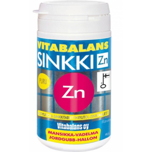 Цинк Vitabalans Sinkki Zn 90шт