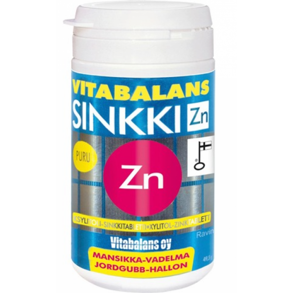 Цинк Vitabalans Sinkki Zn 90шт