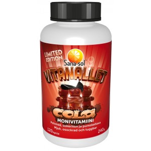 Мультивитамины для детей Sana-Sol Vitanallet Cola 120 шт