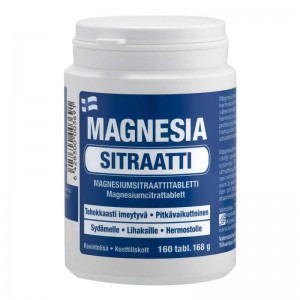 Магния цитрат Magnesia sitraatti 160шт.