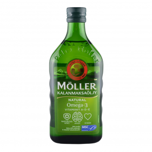 Рыбий жир жидкий Moller Omega-3 250 мл.