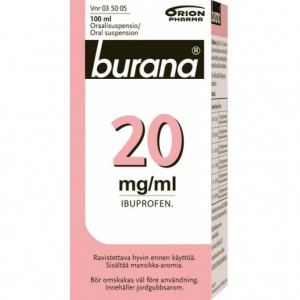 Жаропонижающий Сироп Burana 100 мл