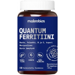 Витамины для гемоглобина Makrobios Quantum Ferritiini 60 шт
