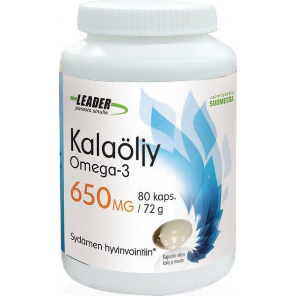 Рыбий жир Омега-3 Leader kalaljy Omega-3  80 шт   