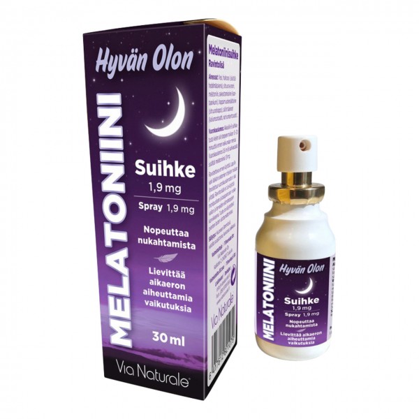 Мелатонин спрей для сна Hyvan Olon Melatoniini 1.9 mg - 30мл