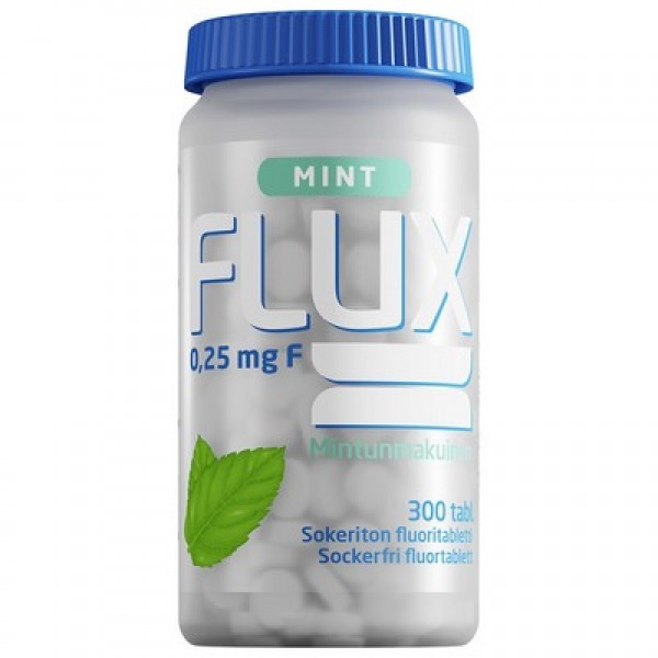 Фтор Flux Mint в таблетках вкус мятa 300 шт