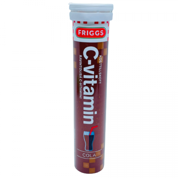 Витамин С шипучие таблетки  Friggs C vitamin Cola 20 шт