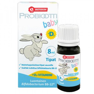 Пробиотики + Д Probiotti Baby+ D3 8 мл