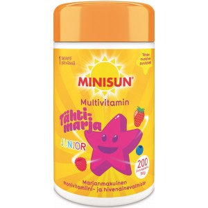 Мультивитамины Minisun клубника черника 200 шт