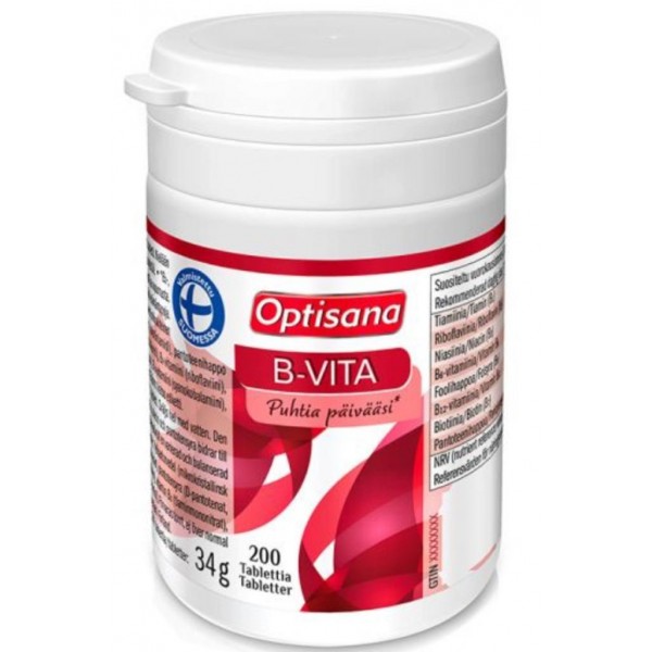 Витамин B OPTISANA B-VITAMIINI 200 шт
