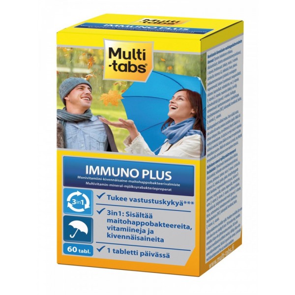 Мультивитамины Multi tabs Immuno Plus 60 шт