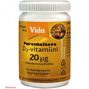 Витамин Д 800 МЕ Vida кола 200 шт