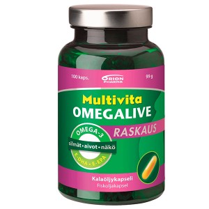 Рыбий жир для беременных Multivita omegalive raskaus 100 шт